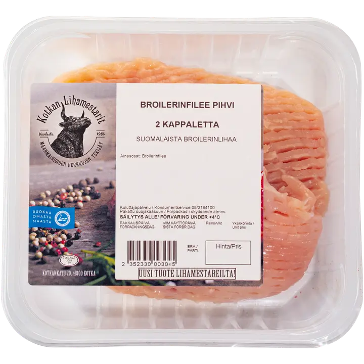 Kotkan Lihamestarit n.300g Broilerin Fileepihvi Naturell