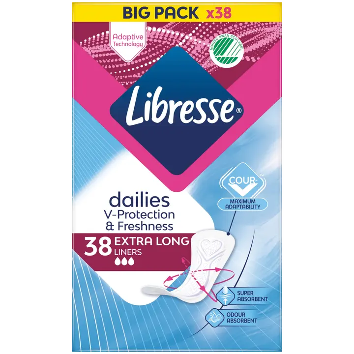 LIBRESSE Pikkuhousunsuoja XL 38 Big pack