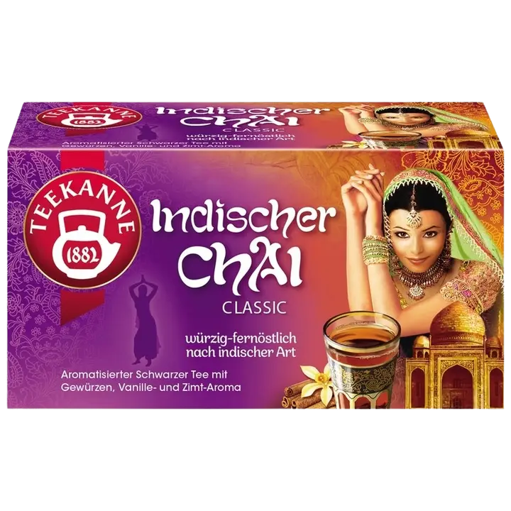 Teekanne India Chai must tee maitsestatud 40g