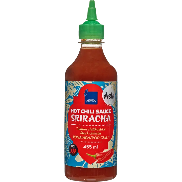 Rainbow 455ml Sriracha tulinen chilikastike