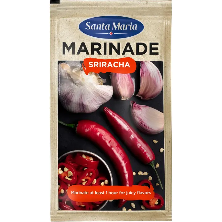 Santa Maria 75G BBQ Marinade Sriracha BBQ-marinadi