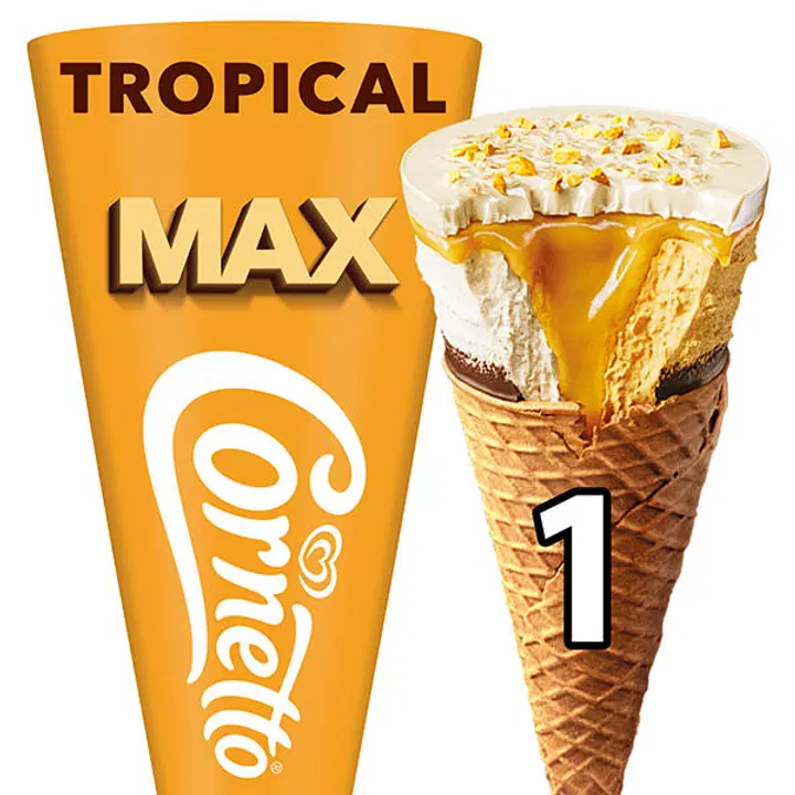 Cornetto Mango & Vanilj Glasstrut 115ml/82g
