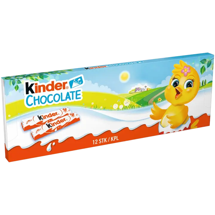 Kinder Chocolate maitosuklaata maitoisalla täytteellä 150g (12kp) Pääsiäinen