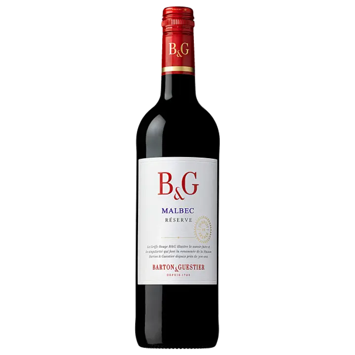 Barton&Guestier Malbec Reserve KGT vein 13%vol 750ml