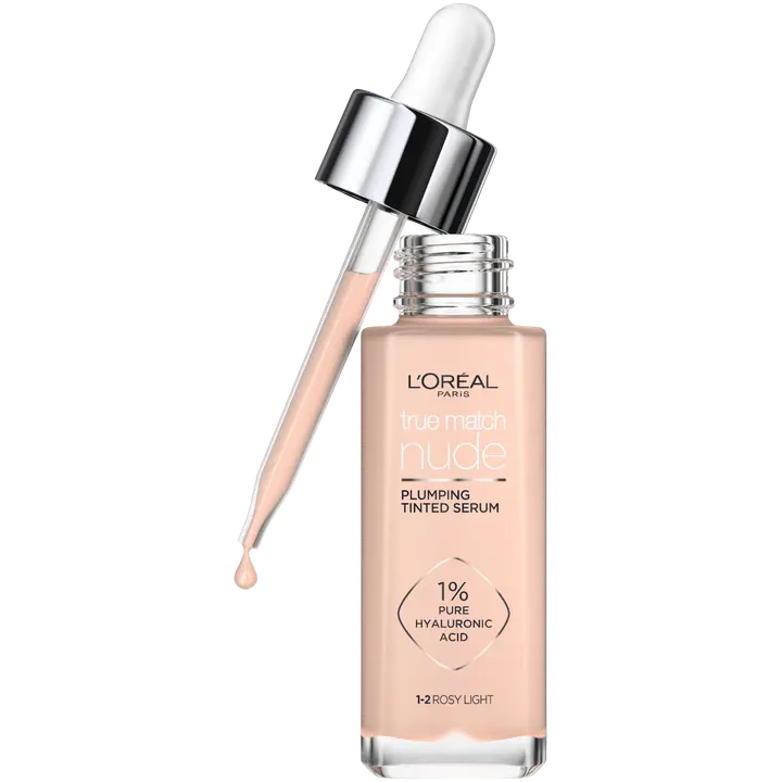 L'Oréal Paris True Match Nude Plumping Tinted Serum 1-2 Rosy Light meikkivoide 30ml