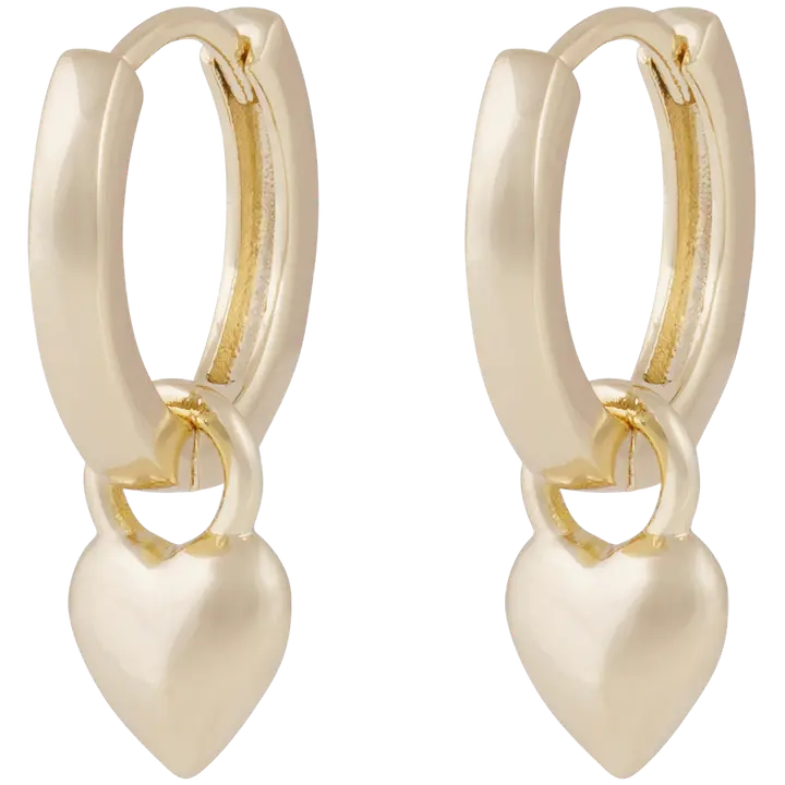 SNÖ of Sweden Lovely rengasriipus korvakorut kulta