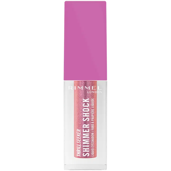 Rimmel Thrill Seeker Shimmer Shock Liquid Eyeshadow 003 Frozen Bubblegum 3,5 ml, luomiväri