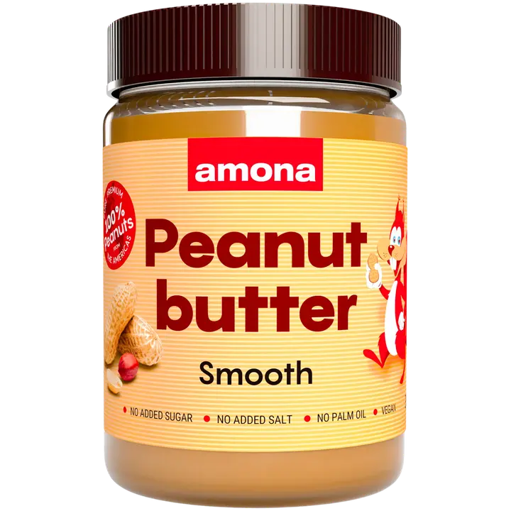 Amona maapähkinävoi 100% smooth 350g