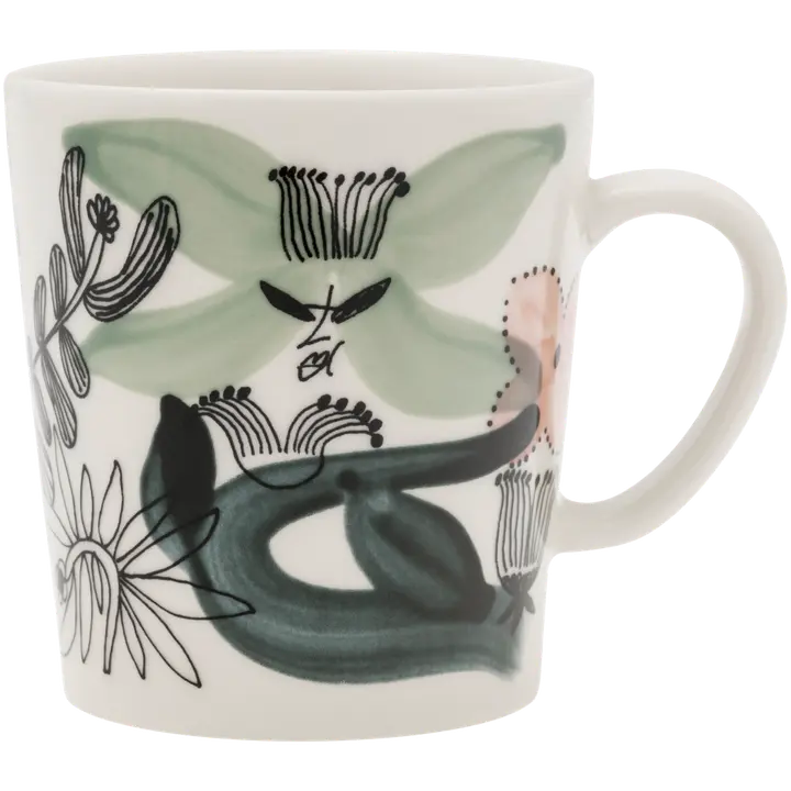 Arabia Kukkamaa muki 0,3 L vihreä