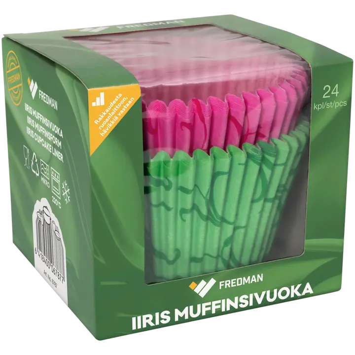 Fredman iiris muffinivorm 24tk