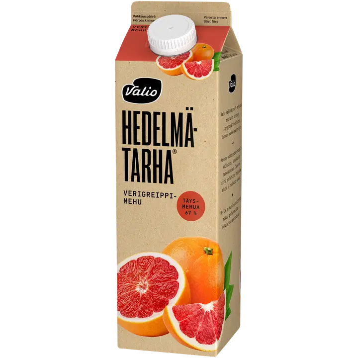 Valio Hedelmätarha® blodgrapefruktsaft 1 l