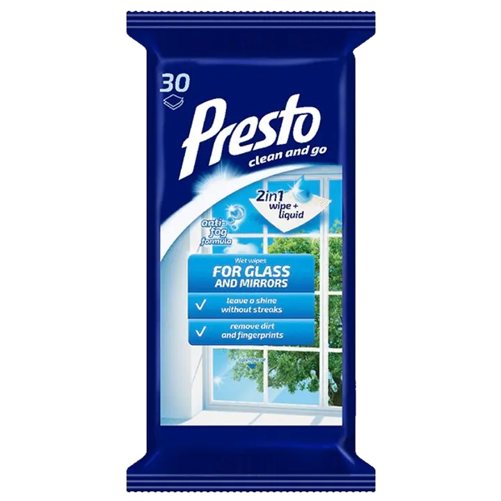 Presto salvrätikud akende jaoks 30 tk