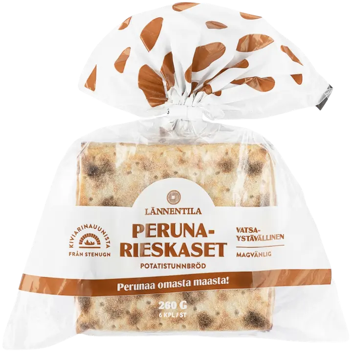 Lännentilan Leipomon perunarieskaset 6 kpl 260g