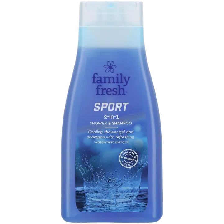 Family Fresh Sport 2-in-1 shower & shampoo 500ml