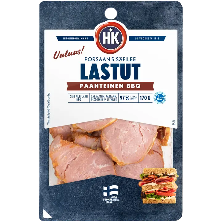 HK Lastut Porsaan sisäfilee Paahteinen BBQ 170 g