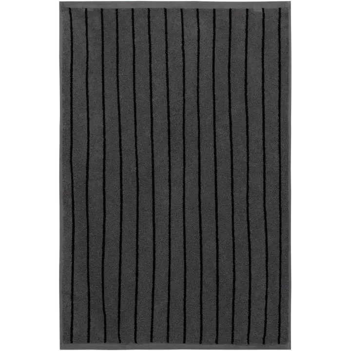 House käsipyyhe Stripe 50x70 cm tummanharmaa/ musta
