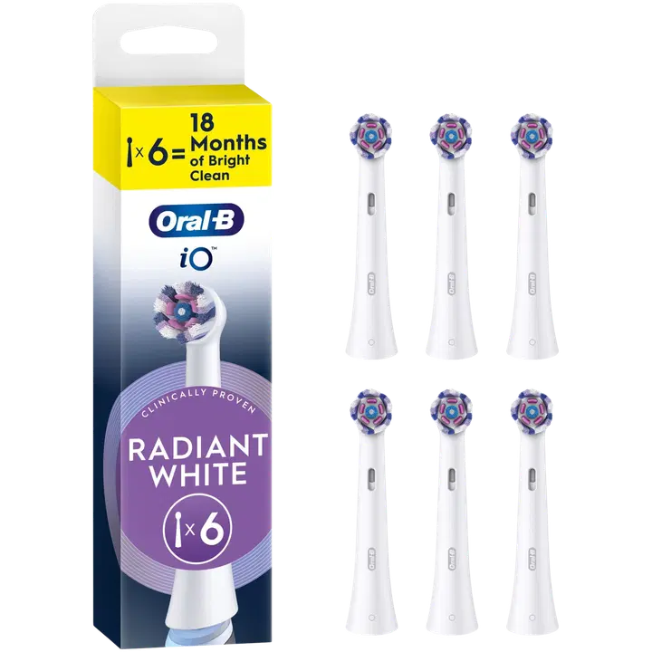 Oral-B iO Radiant White vaihtoharjat 6kpl