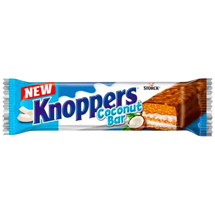 Knoppers CoconutBar, šokolaadibatoon kookosega 40g