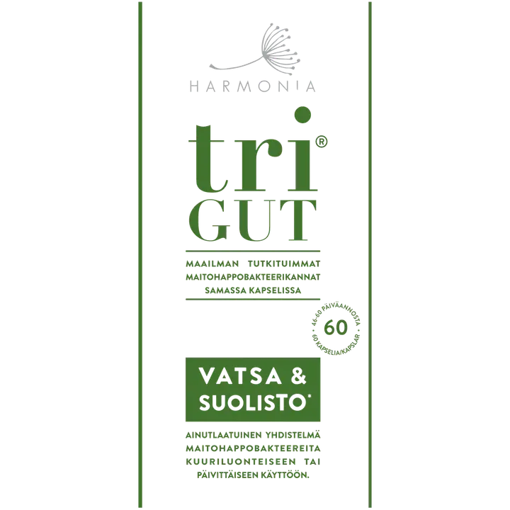 Harmonia triGUT maitohappobakteerivalmiste 60 kaps.
