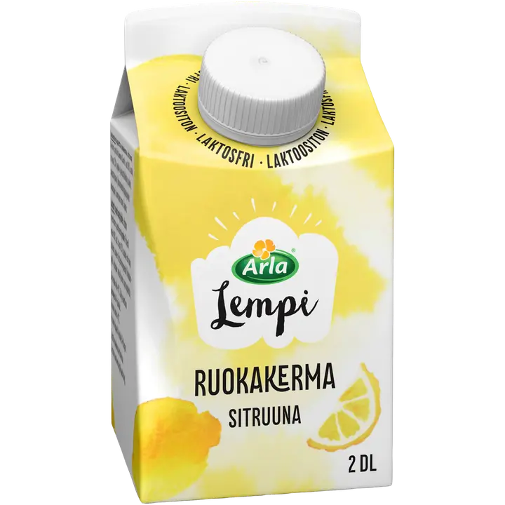 Arla Lempi Sitruuna ruokakerma laktoositon 2 dl