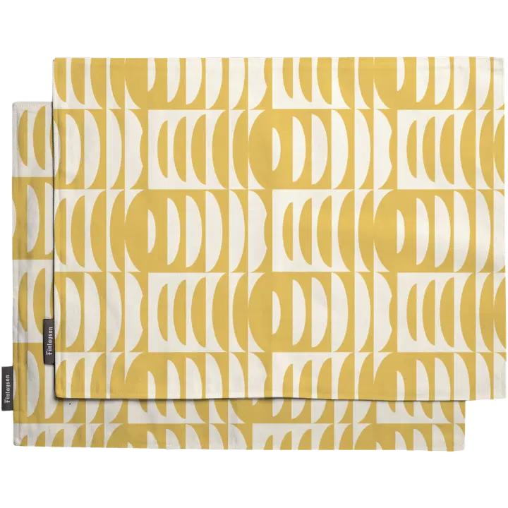 Finlayson tabletti Palat 2 kpl 45x35 cm keltainen
