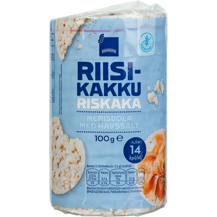 Rainbow gluteenivaba riisivahvel 100 g