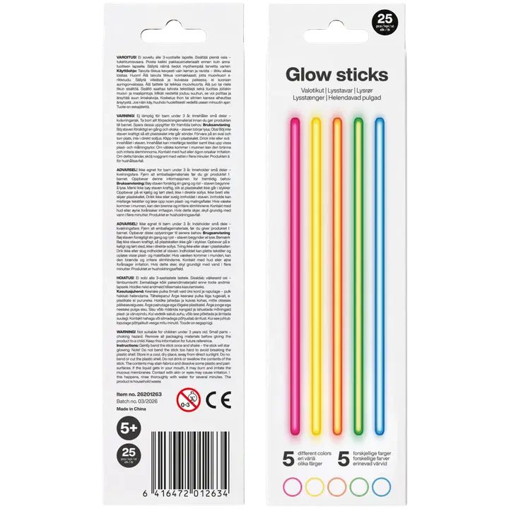 Toyrock självlysande armband 25 st