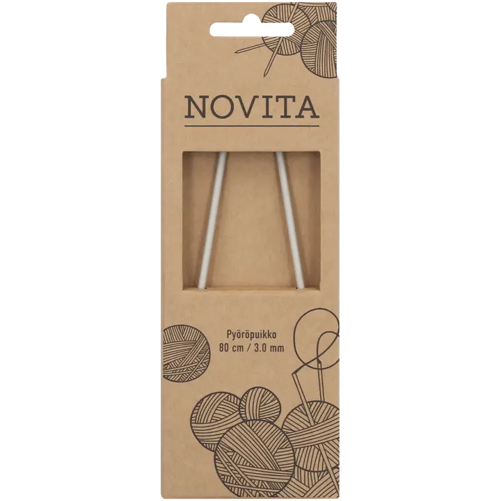 Novita Pyöröpuikko 80 cm - 3mm
