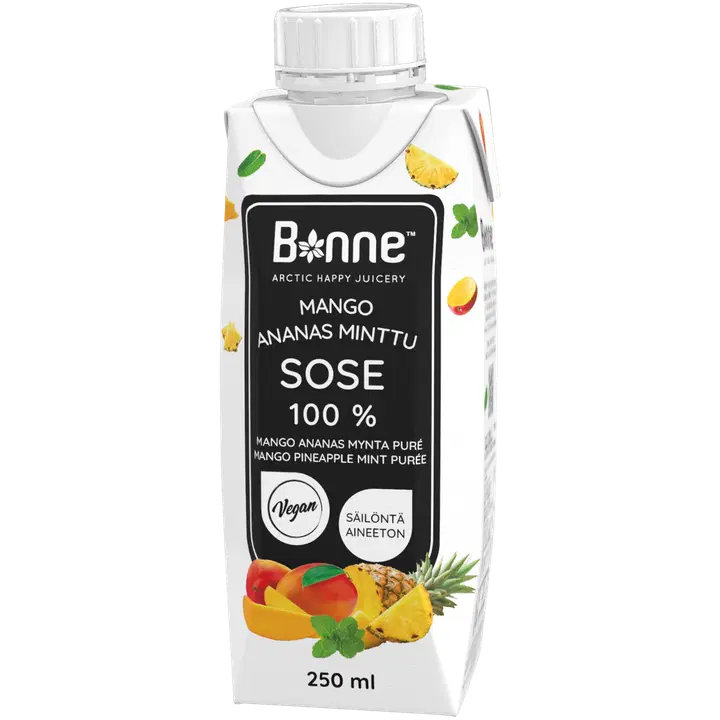 Bonne Mango ananas minttusose 100% 250ml