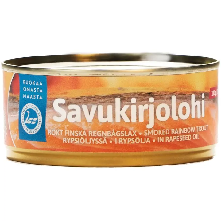 Pielisen kalajaloste Savukirjolohi rypsiöljyssä 150 g/110 g