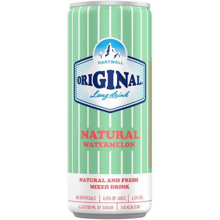 Hartwall Original Long Drink Natural Watermelon 4,5% 0,33 l