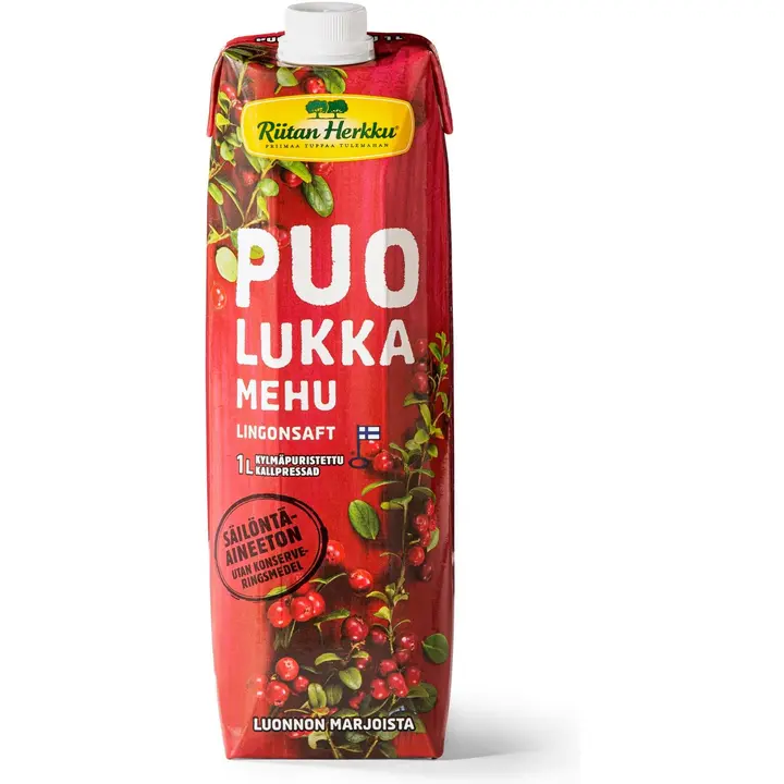 Riitan Herkku Puolukkamehu 1 L