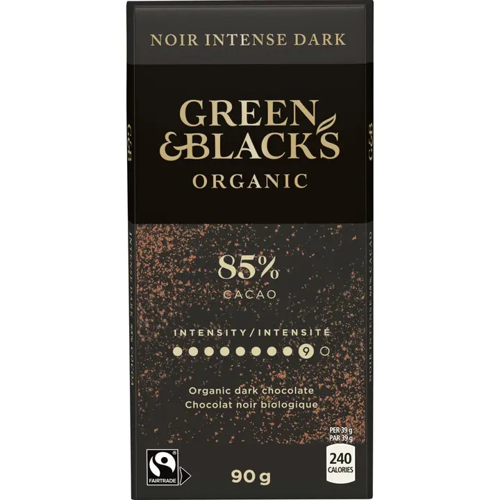 Green & Blacks ORGANIC DARK 85% chokladkaka 90g