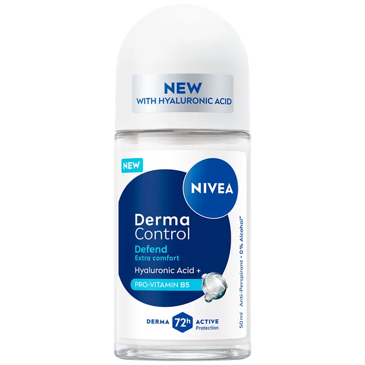 NIVEA 50ml Derma Control Defend Deo Roll-on -antiperspirantti