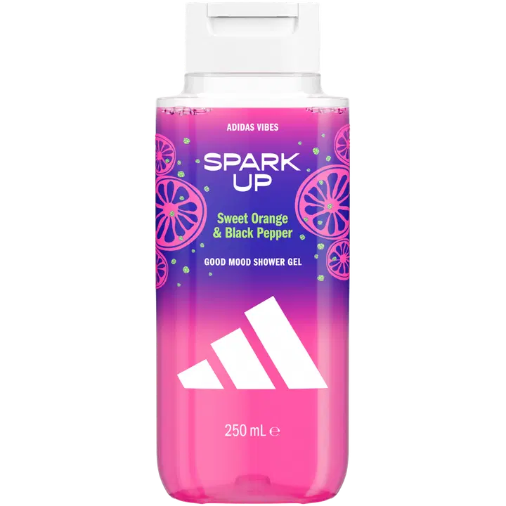 Adidas Vibes Spark Up Showergel 250 ml, suihkugeeli naisille