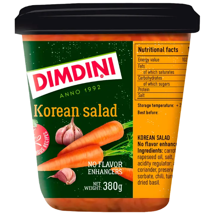 Koreapärane salat 380g