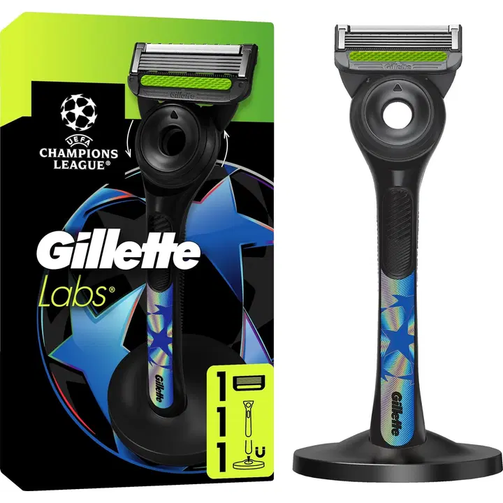 Gillette Labs partahöylä + jalusta