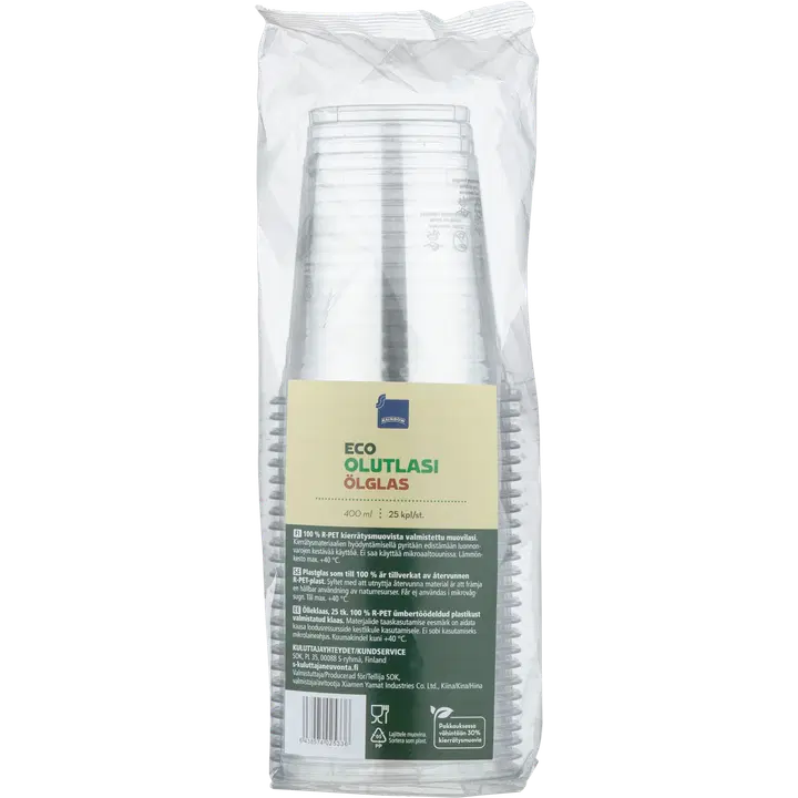 Rainbow eco olutlasi 400ml 25 kpl