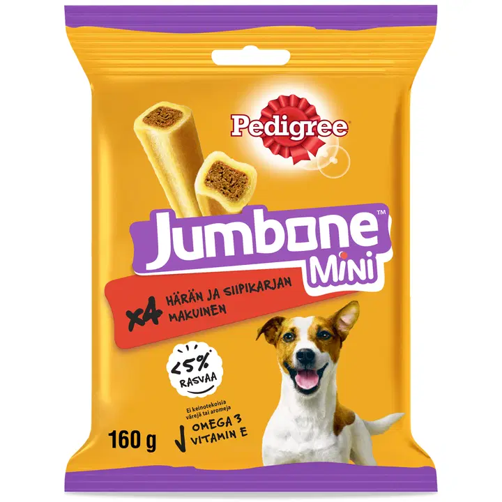 Pedigree Jumbone Härkä&Siipikarja 160g