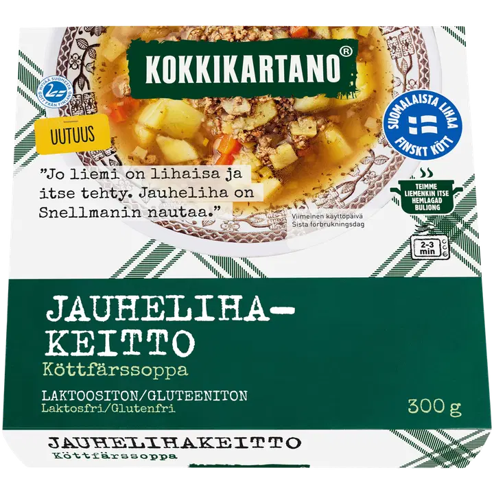 Kokkikartano Jauhelihakeitto 300g