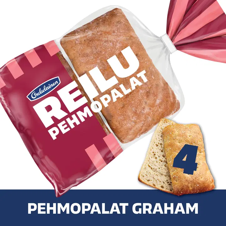 Oululainen Reilu Pehmopalat Graham 4kpl 240g