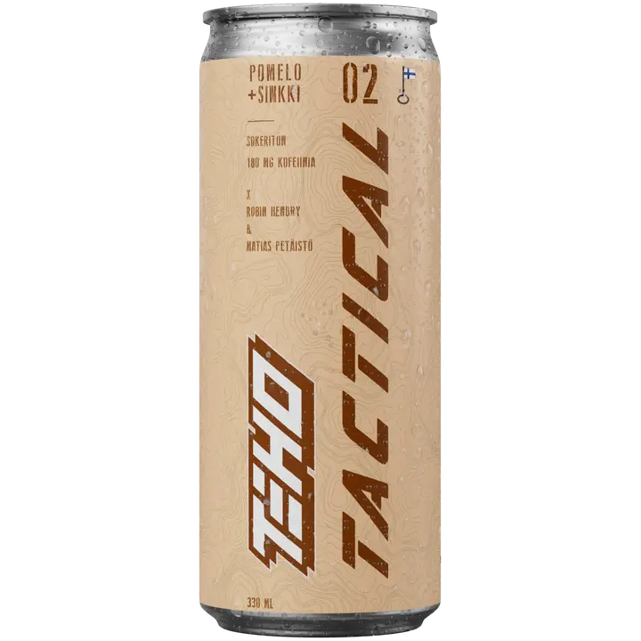 TEHO Tactical Pomelo + Sinkki energiajuoma 0,33 fit tlk