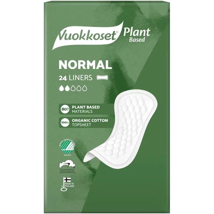 Vuokkoset Plant Based Normal pikkuhousunsuoja 24 kpl