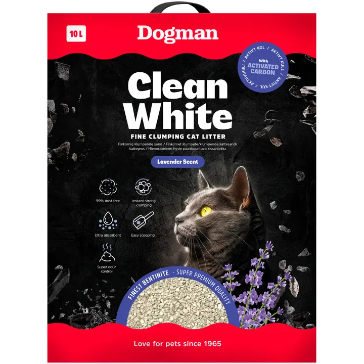 Dogman Kissanhiekka aktiivihiili 10l
