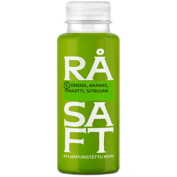 Råsaft Omena Ananas pinaatti sitruuna 250 ml