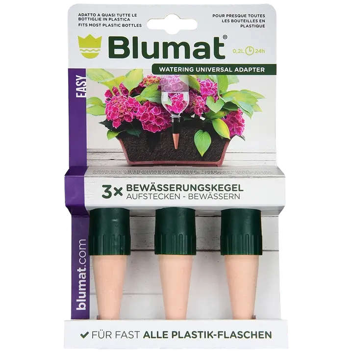 Pullokastelijat Blumat Easy 3kpl/pkt