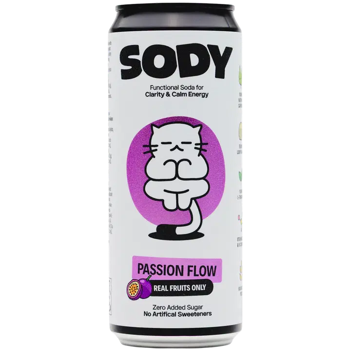 SODY Passion Flow alkoholivaba funktsionaalne jook 330 ml