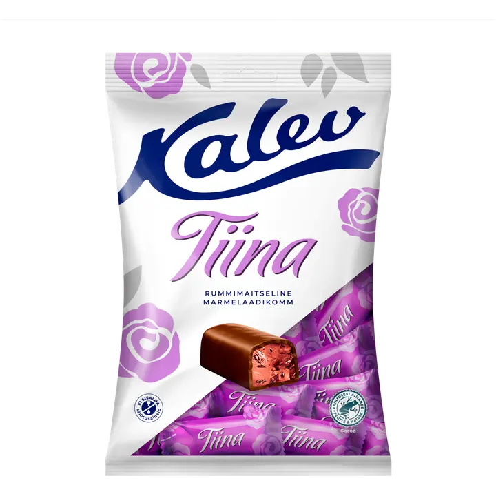 Kalev Tiina rummimaitselised marmelaadikompvekid 175 g