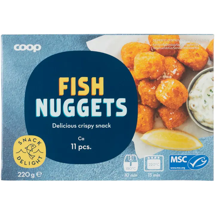 Coop kalanuggetit MSC 220 g pakaste