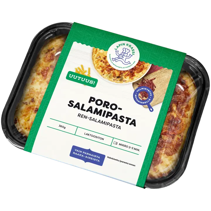 Lapin Krassi poro-salamipasta 360g